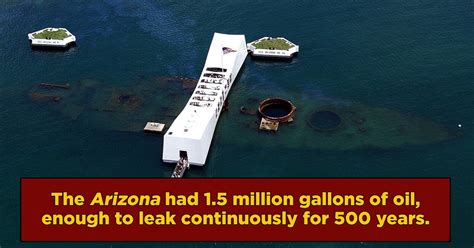 does oil still leak from the uss arizona|Studying the Effects of the Black Tears of USS Arizona